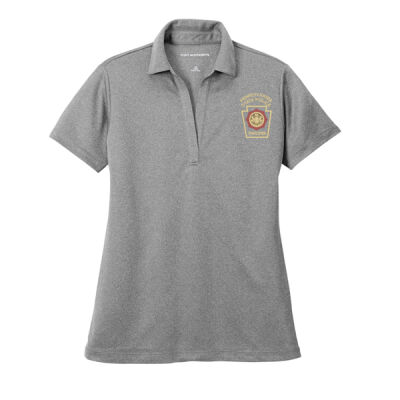 Port Authority Ladies Heathered Silk Touch Performance Polo Thumbnail