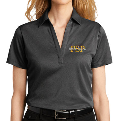 Port Authority Women's Heathered Silk Touch Performance Polo Thumbnail